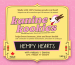 Vegan hemp hearts dog treats for brain and joint health