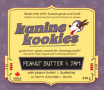 Limited ingredient peanut butter dog treats with antioxidants