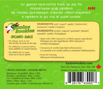 Orchard snack dog treat ingredients with apples blueberries and cinnamon