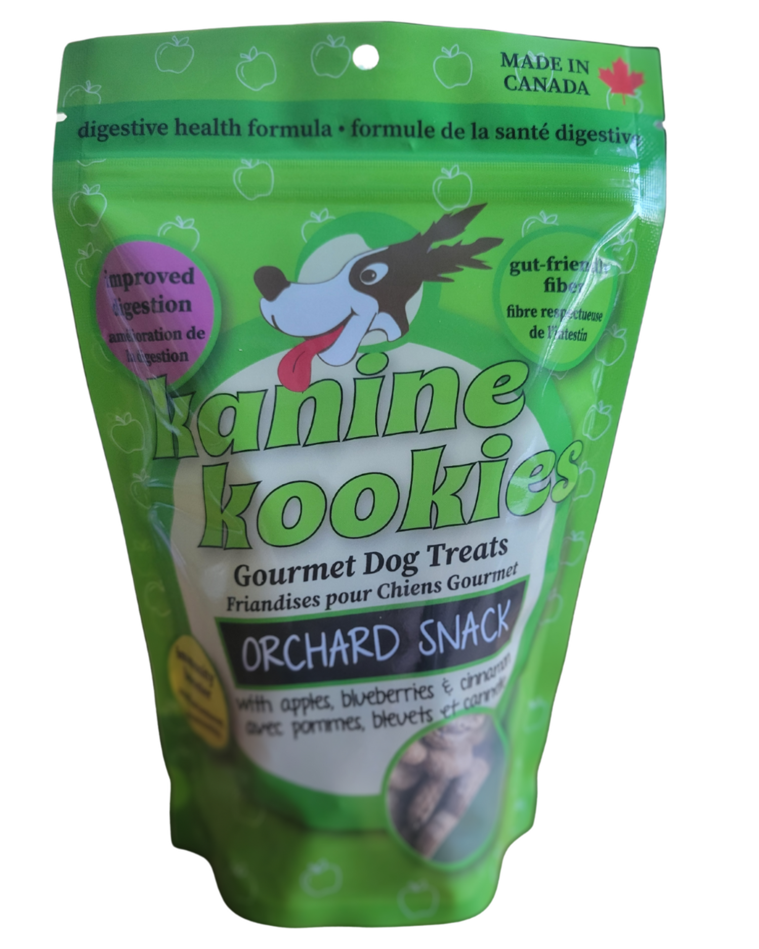 Yogurt apple and blueberry dog treats for digestive health and gut support