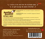 Kangaroo dog treat ingredients with pumpkin and blueberries for sensitive stomachs