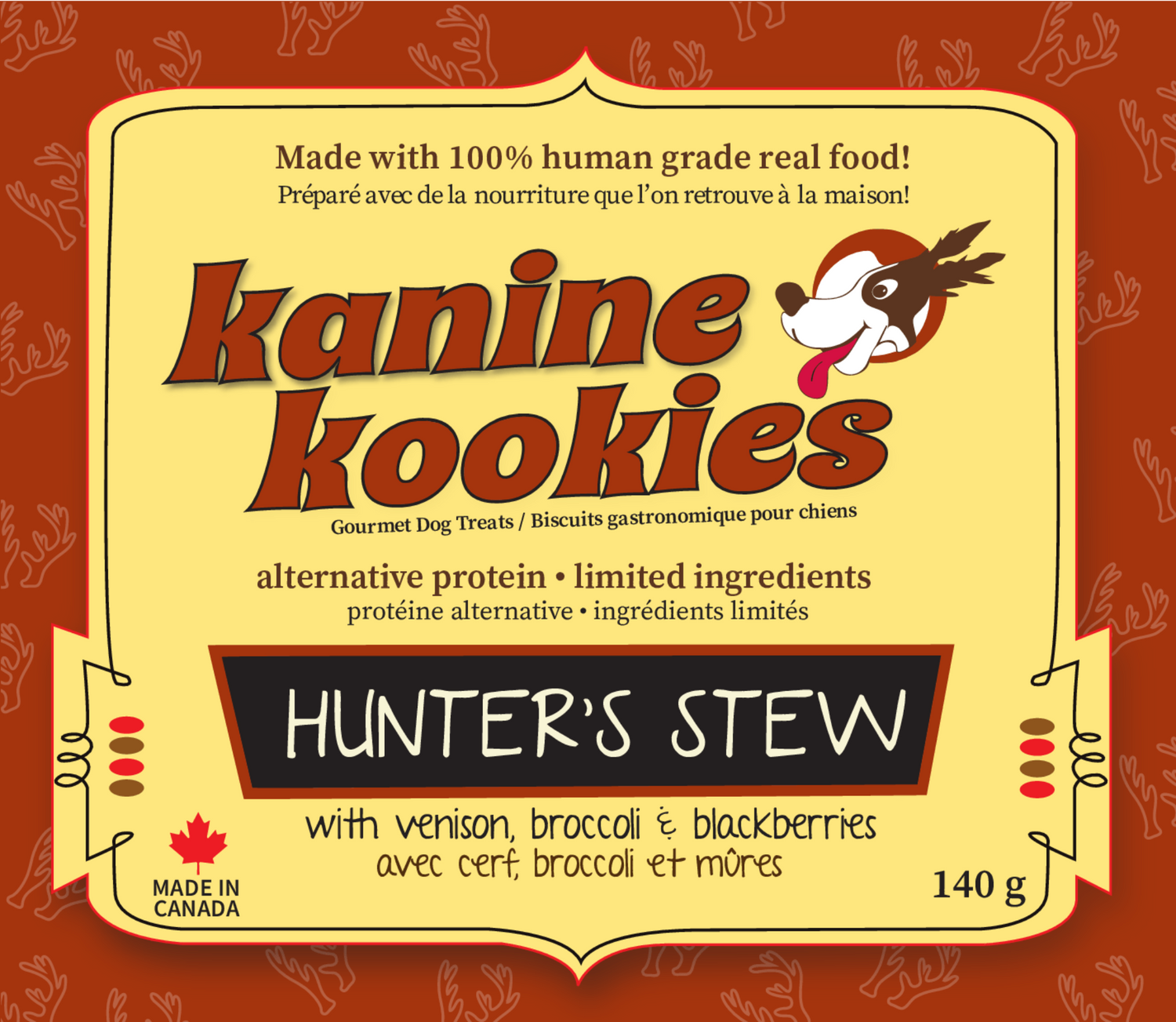 Venison dog treats for weight management and sensitive stomach relief